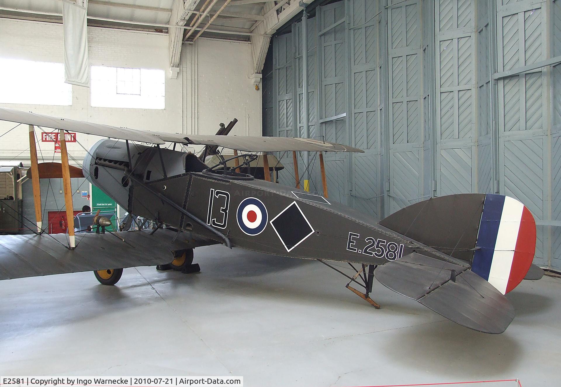 E2581, 1918 Bristol F.2B Fighter C/N 4184, Bristol F.2b Fighter at the Imperial War Museum, Duxford