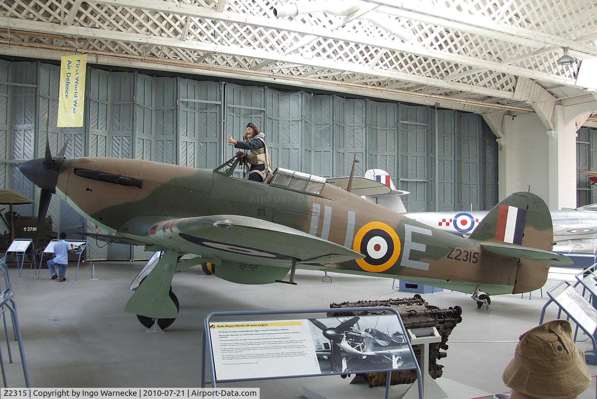 Z2315, Hawker Hurricane IIB C/N Not found Z2315, Hawker Hurricane IIB at the Imperial War Museum, Duxford