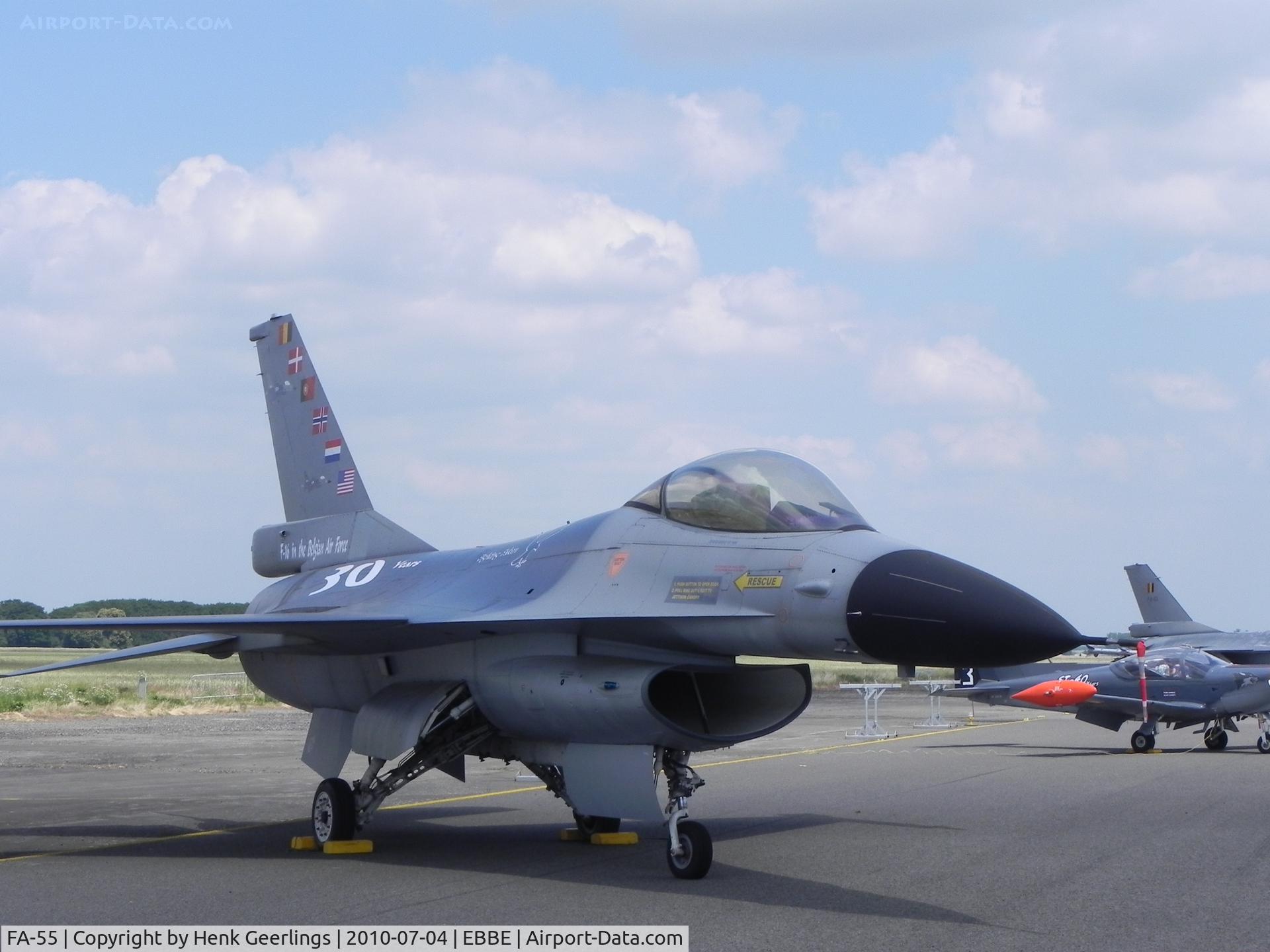 FA-55, 1980 SABCA F-16AM Fighting Falcon C/N 6H-55, Beauvechain AFB - BelgiumSpcl cs 