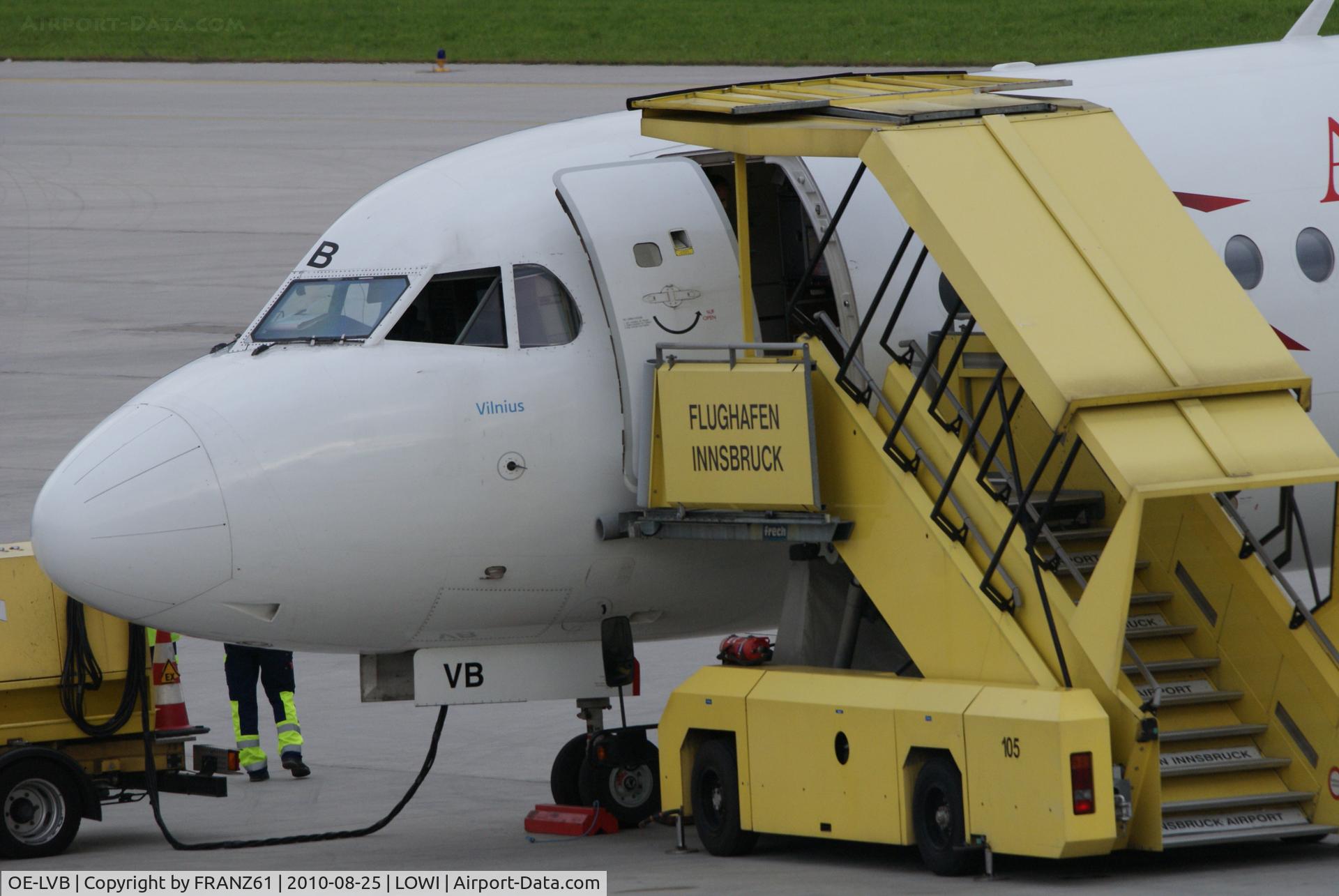 OE-LVB, 1994 Fokker 100 (F-28-0100) C/N 11502, Austrian Arrows
