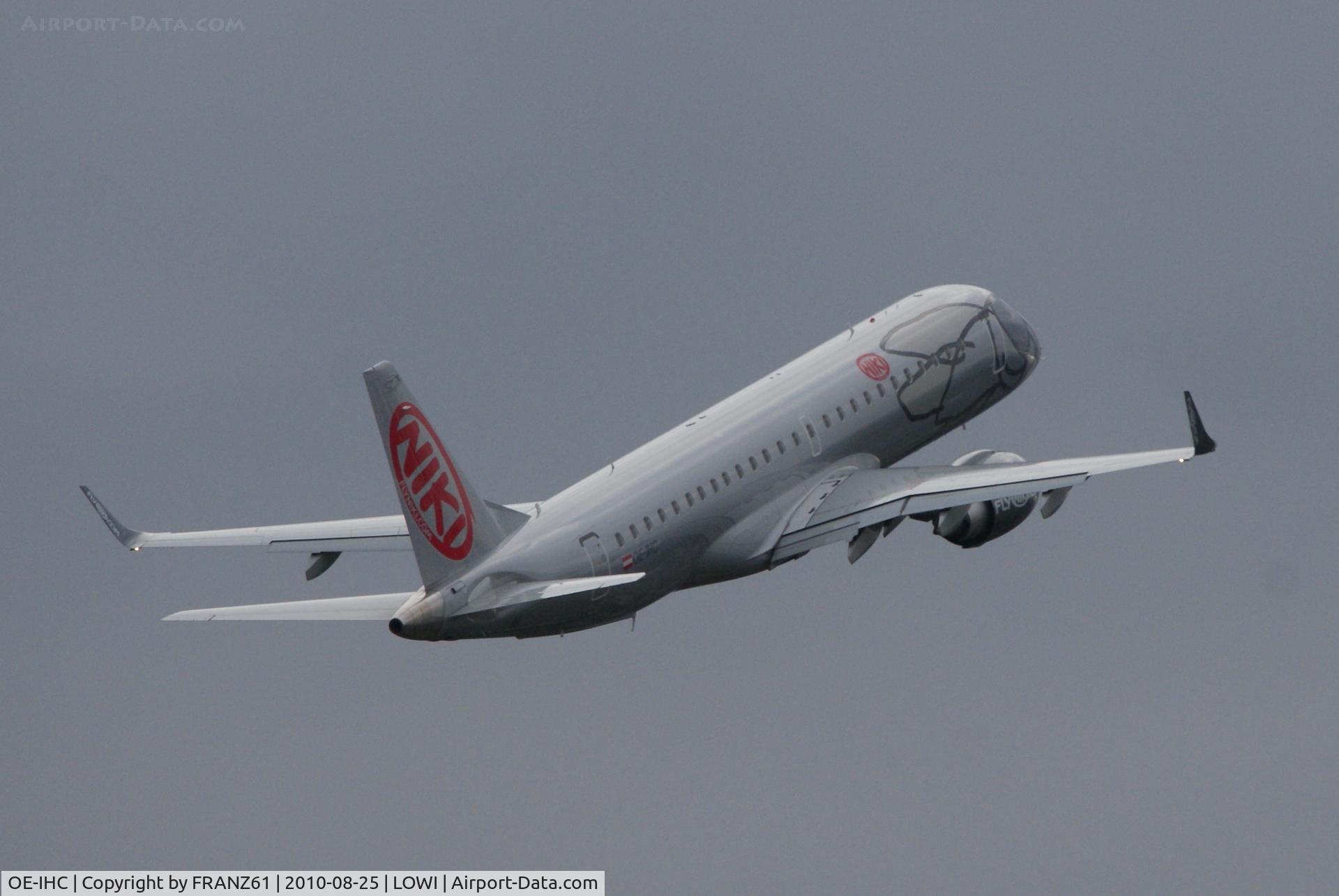 OE-IHC, 2010 Embraer 190LR (ERJ-190-100LR) C/N 19000349, Niki