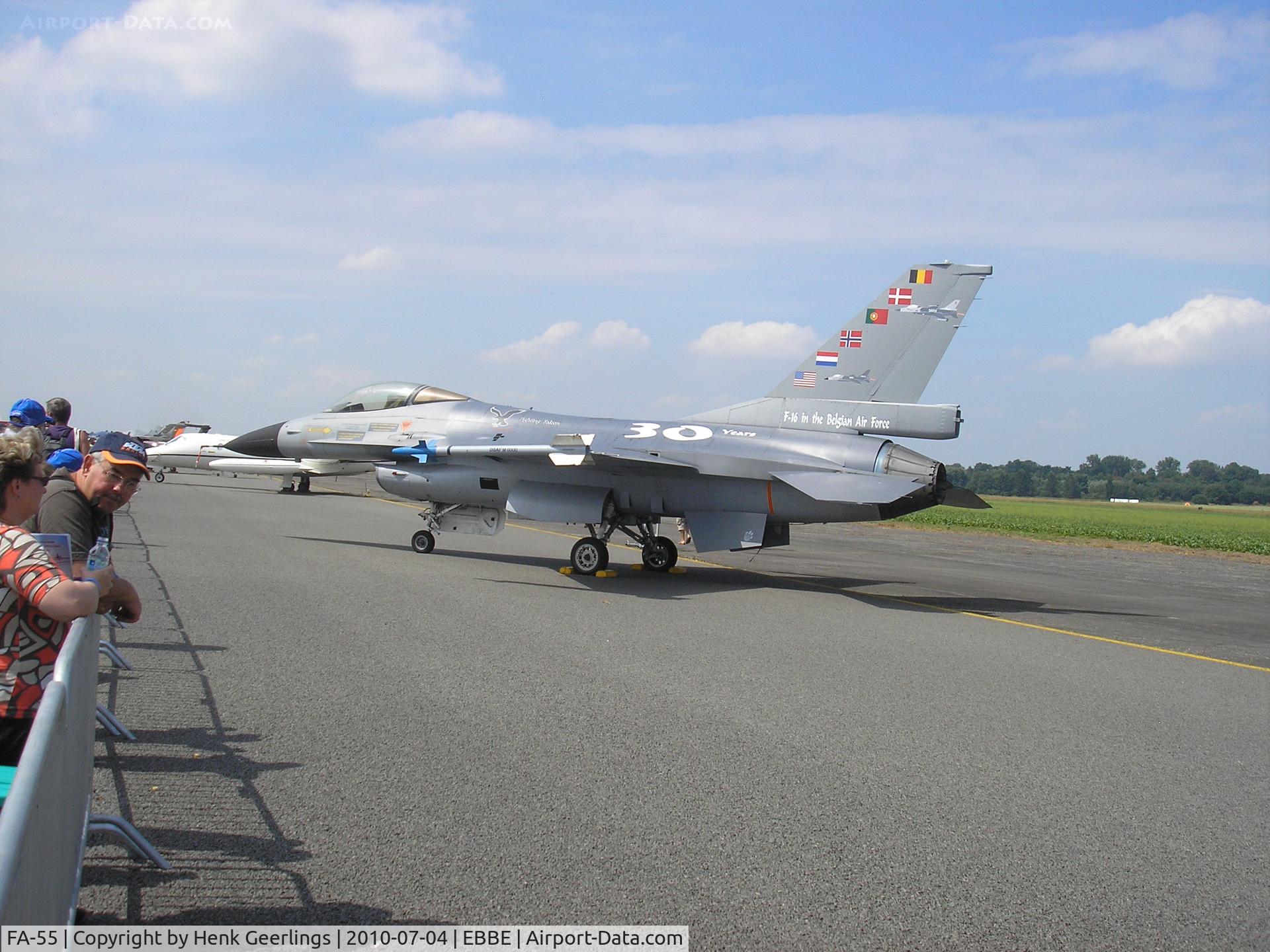 FA-55, 1980 SABCA F-16AM Fighting Falcon C/N 6H-55, Beauvechain AFB - BelgiumSpcl cs 