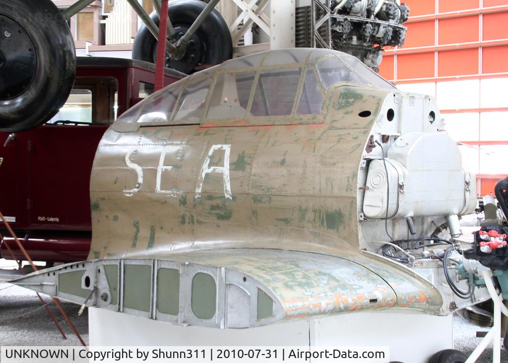 UNKNOWN, Miscellaneous Various C/N unknown, Center section of an A6M5 Zero Replica preserved inside Technik Speyer Museum