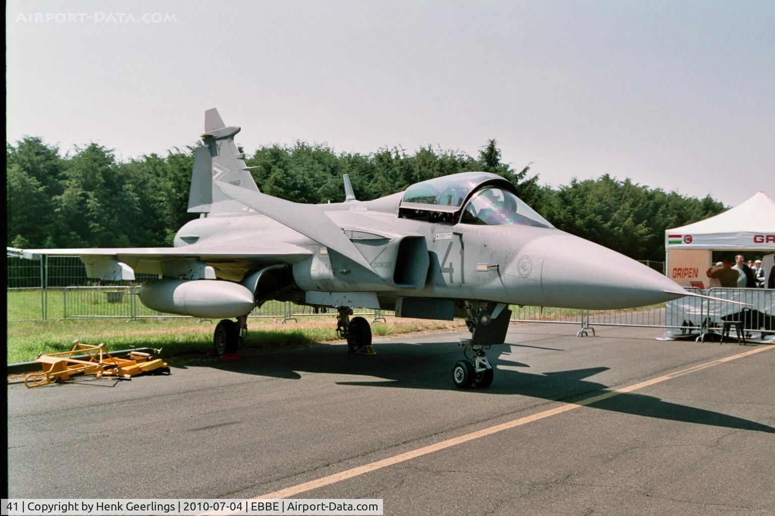 41, Saab JAS-39C Gripen C/N 39312, Beauvechain AFB - Belgium