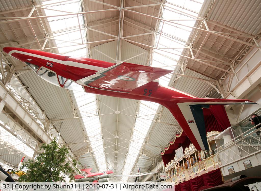 33, Dassault-Dornier Alpha Jet A Replica C/N None, Preserved Alpha Jet Replica in Red Arrows c/s inside Technik Speyer Museum...