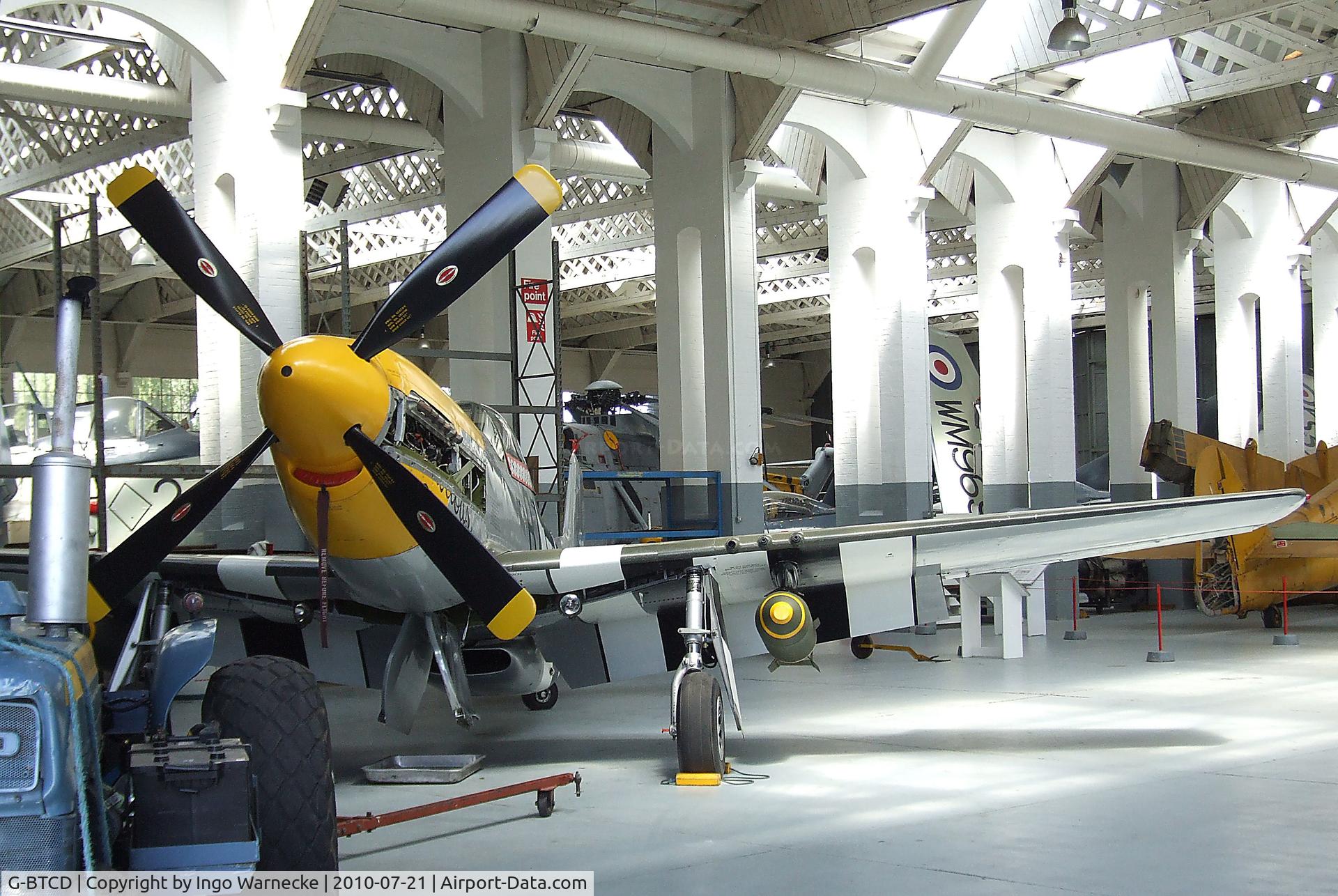 G-BTCD, 1944 North American P-51D Mustang C/N 122-39608, North American P-51D Mustang at the Imperial War Museum, Duxford