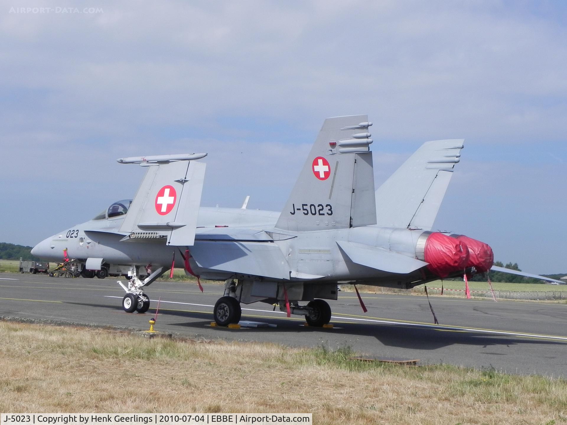 J-5023, McDonnell Douglas F/A-18C Hornet C/N 1372/SFC023, Beauvechain AFB - Belgium
