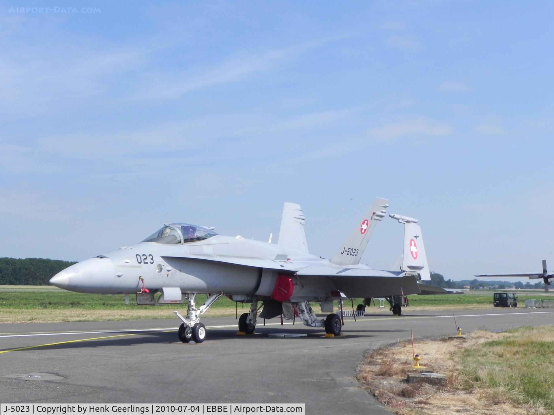 J-5023, McDonnell Douglas F/A-18C Hornet C/N 1372/SFC023, Beauvechain AFB - Belgium