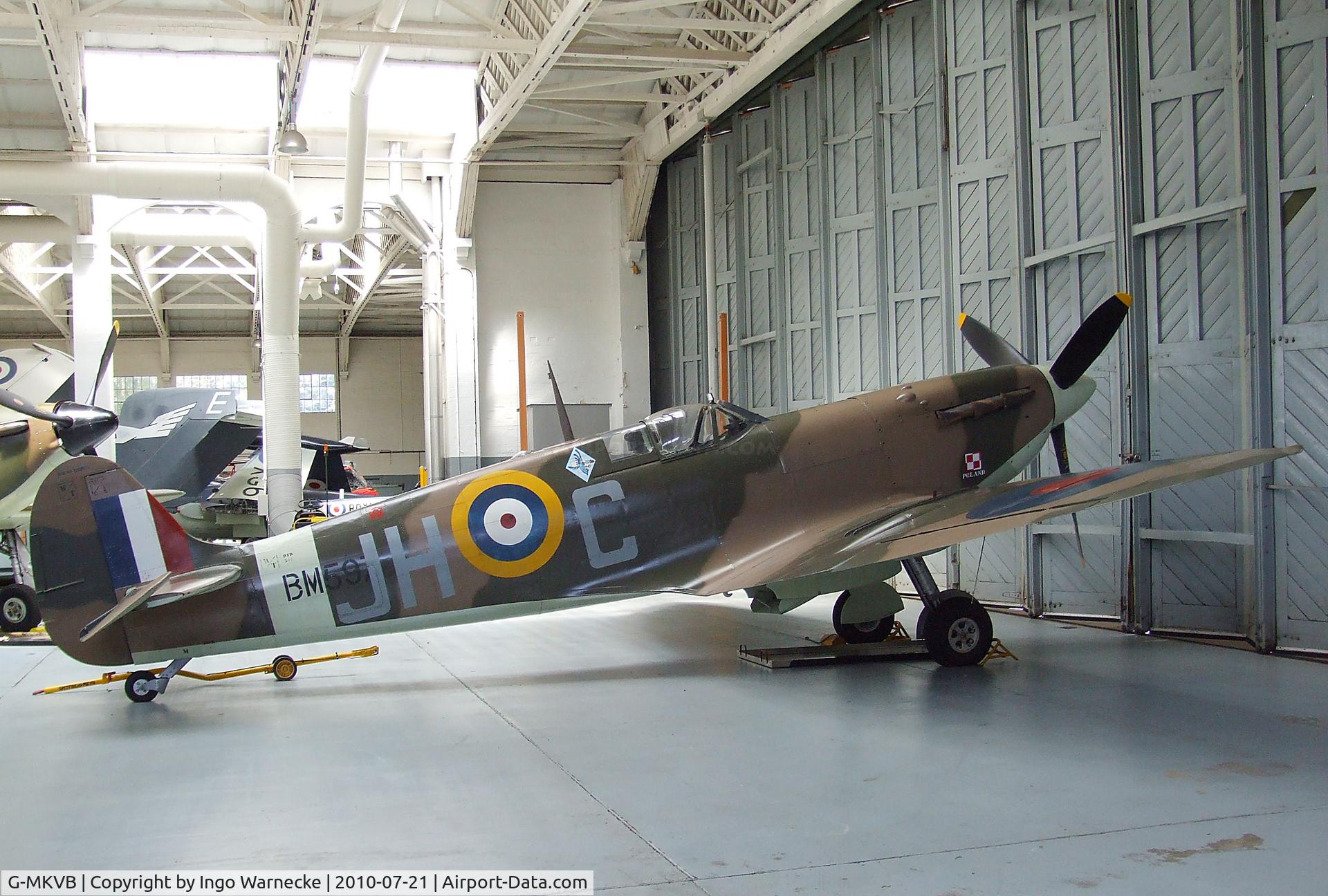 G-MKVB, 1942 Supermarine 349 Spitfire LF.Vb C/N CBAF.2461, Supermarine Spitfire LF Vb at the Imperial War Museum, Duxford