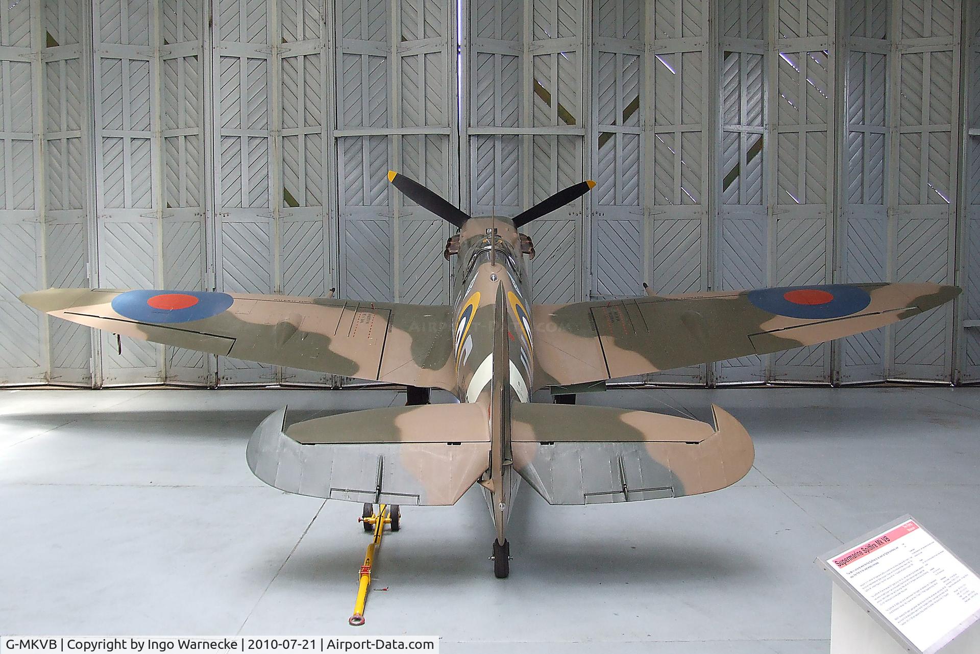 G-MKVB, 1942 Supermarine 349 Spitfire LF.Vb C/N CBAF.2461, Supermarine Spitfire LF Vb at the Imperial War Museum, Duxford
