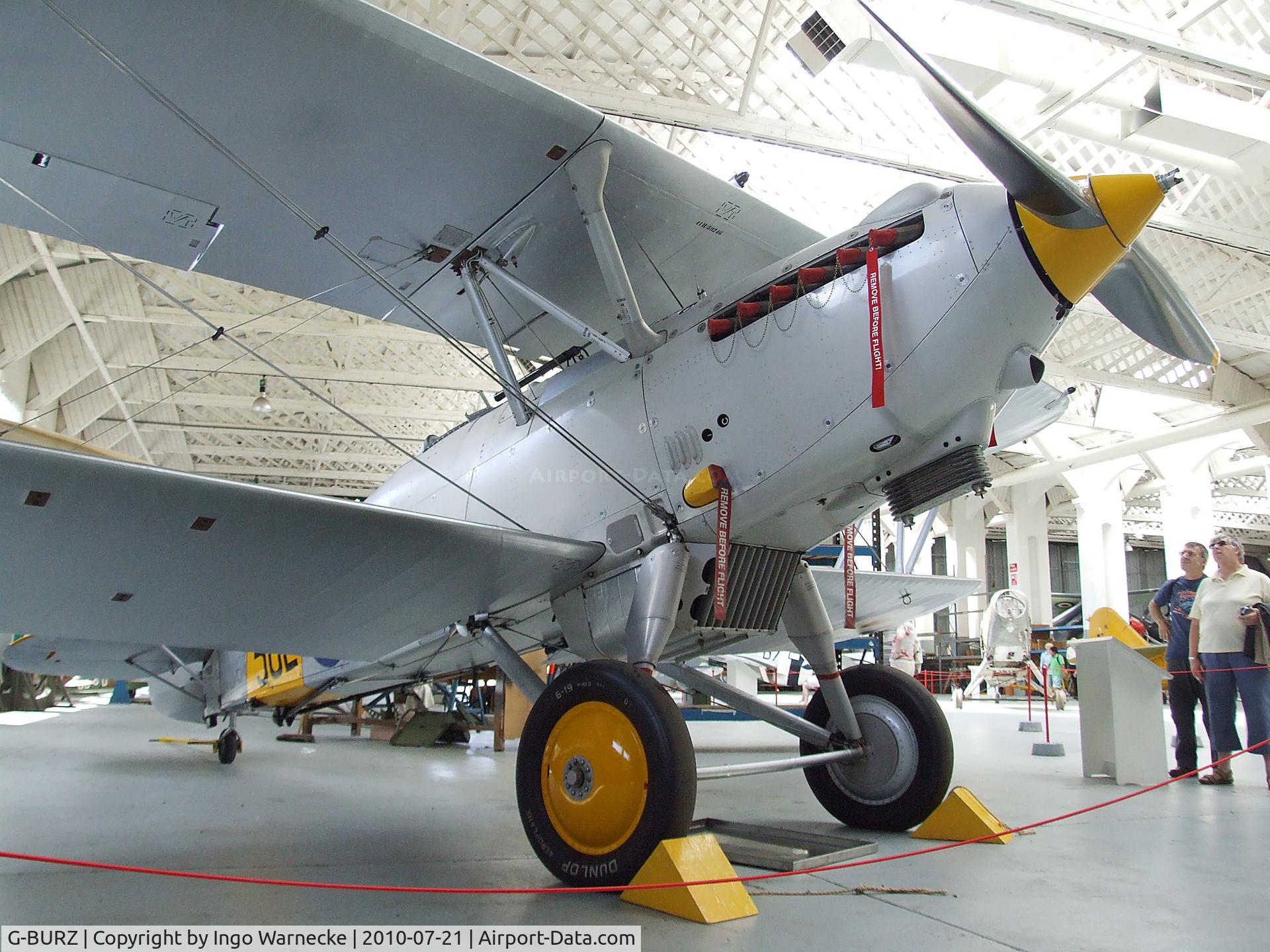 G-BURZ, 1934 Hawker Nimrod II C/N 41H-59890, Hawker Nimrod Mk II at the Imperial War Museum, Duxford