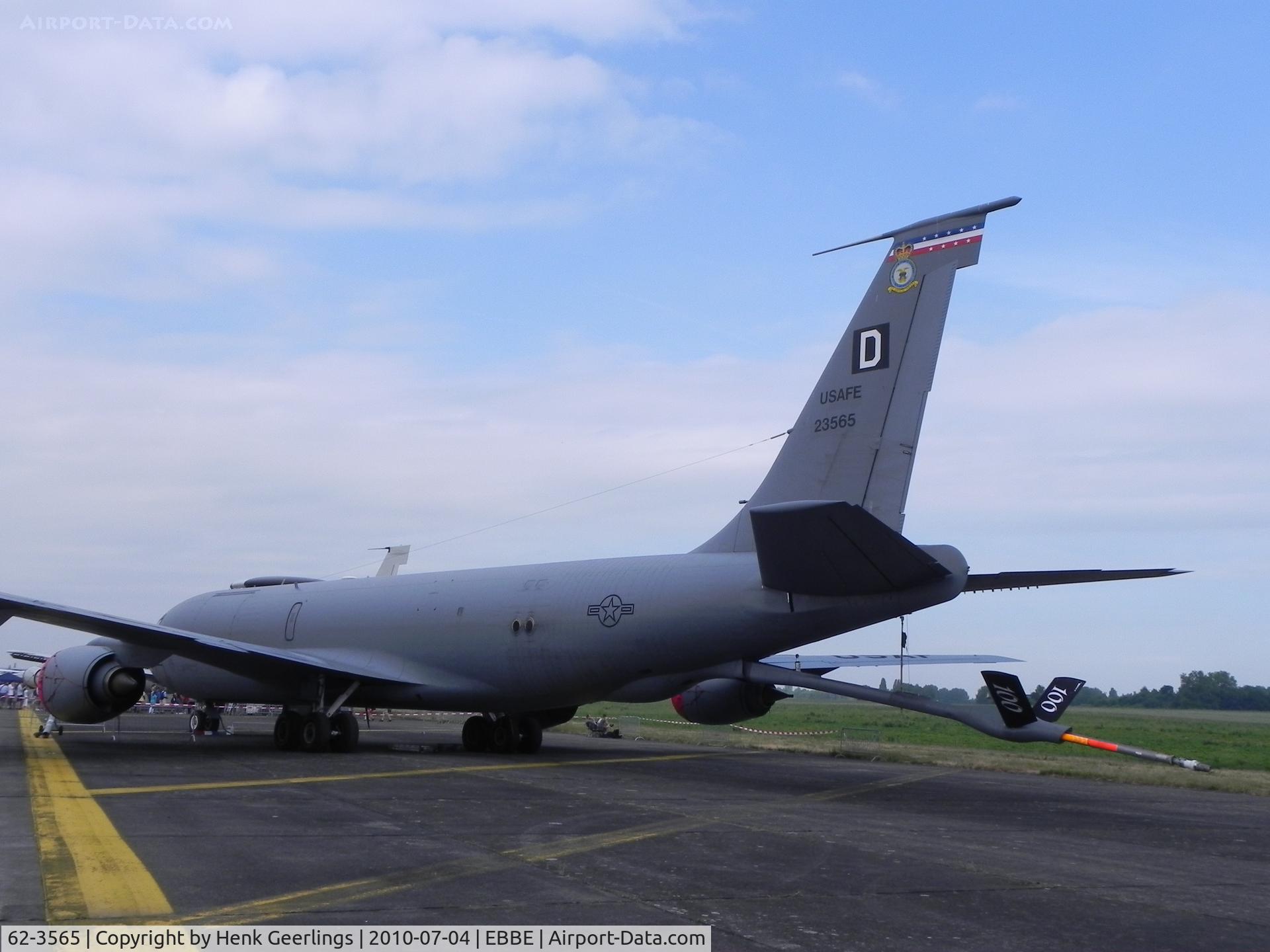 62-3565, 1962 Boeing KC-135R Stratotanker C/N 18548, Beauvechain AFB - Belgium