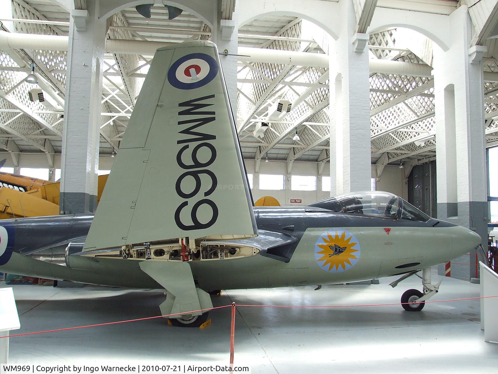 WM969, 1954 Hawker Sea Hawk FB.5 C/N 6007, Hawker Sea Hawk FB5 at the Imperial War Museum, Duxford