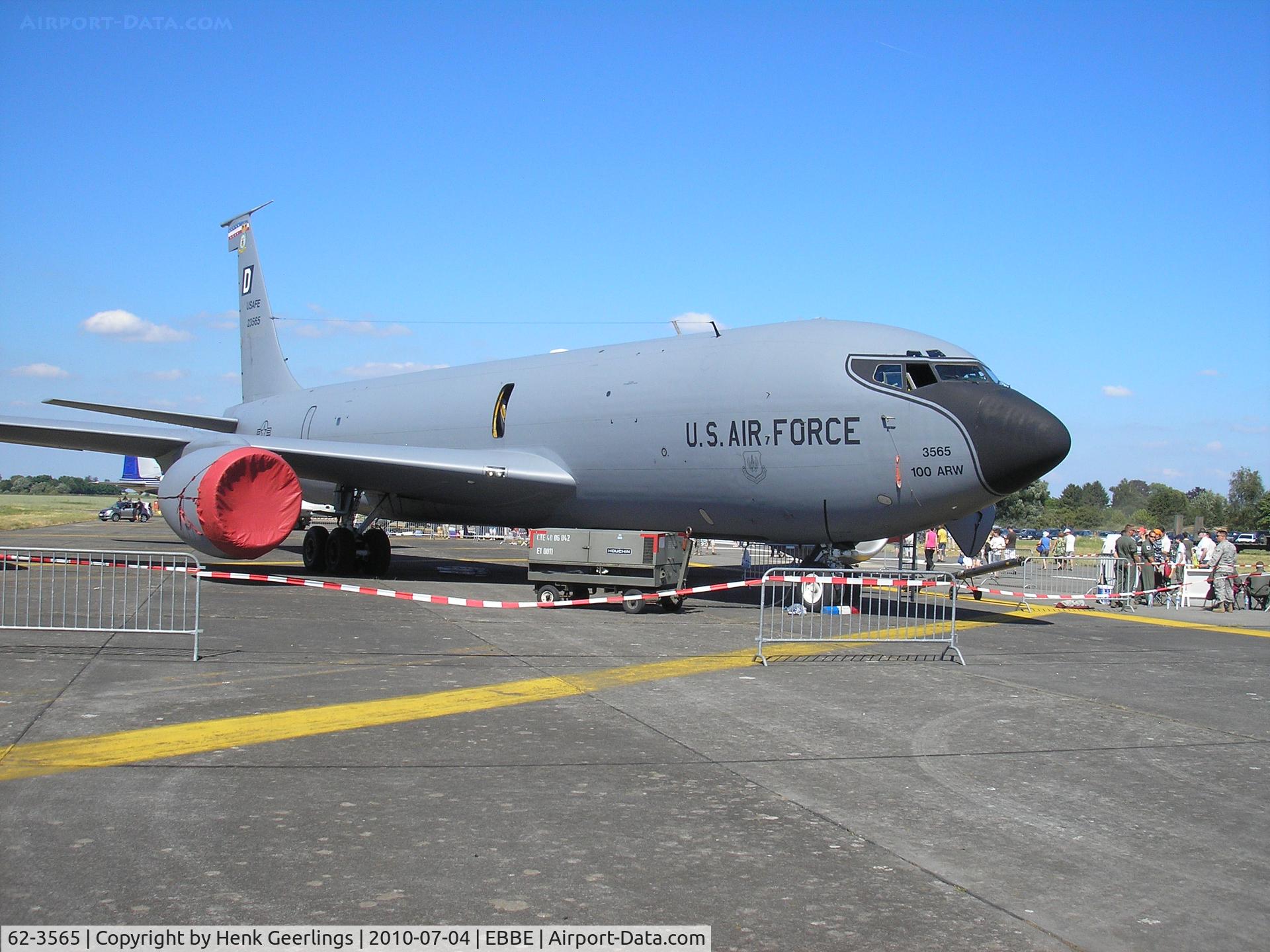 62-3565, 1962 Boeing KC-135R Stratotanker C/N 18548, Beauvechain AFB - Belgium