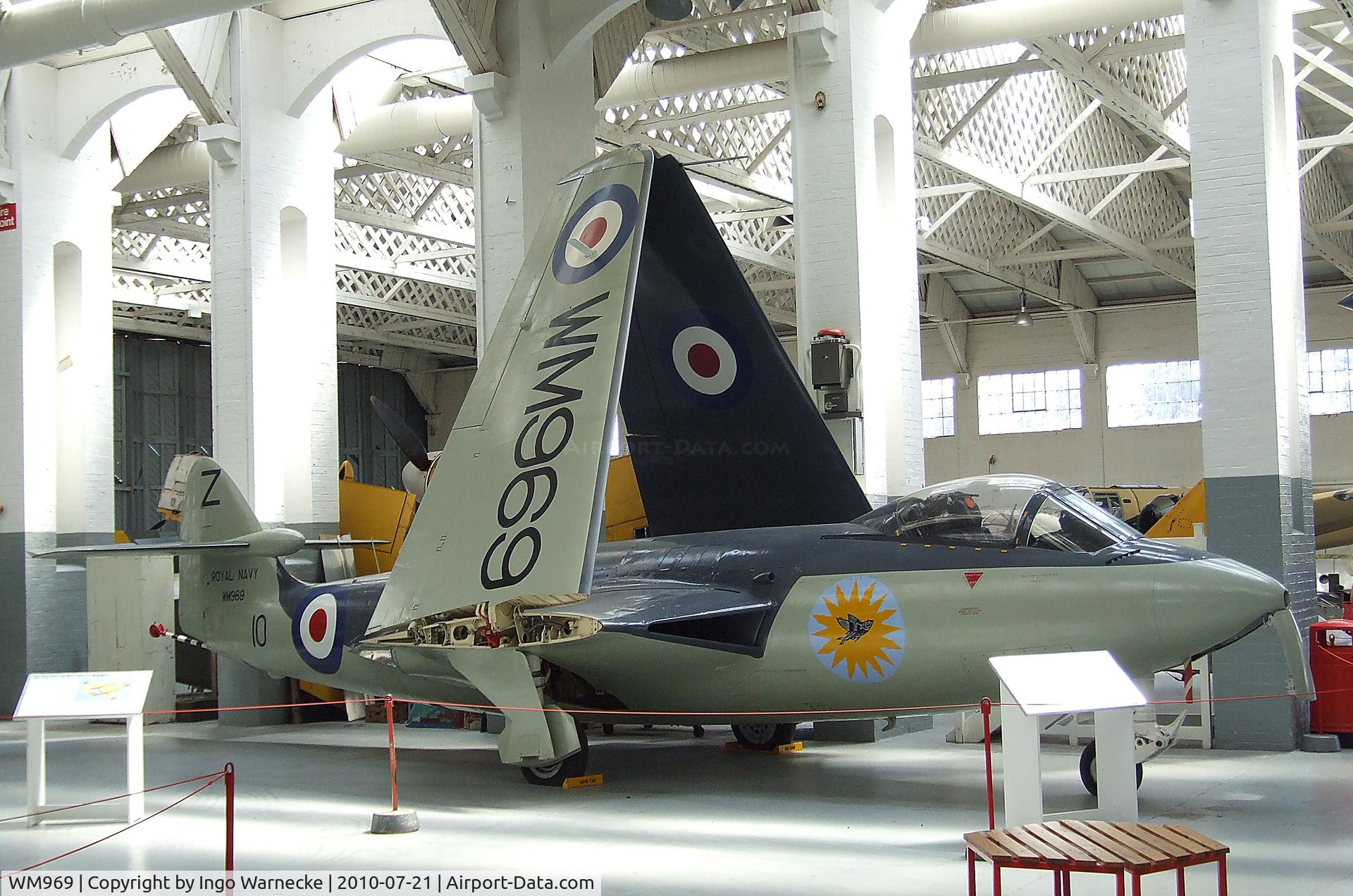 WM969, 1954 Hawker Sea Hawk FB.5 C/N 6007, Hawker Sea Hawk FB5 at the Imperial War Museum, Duxford