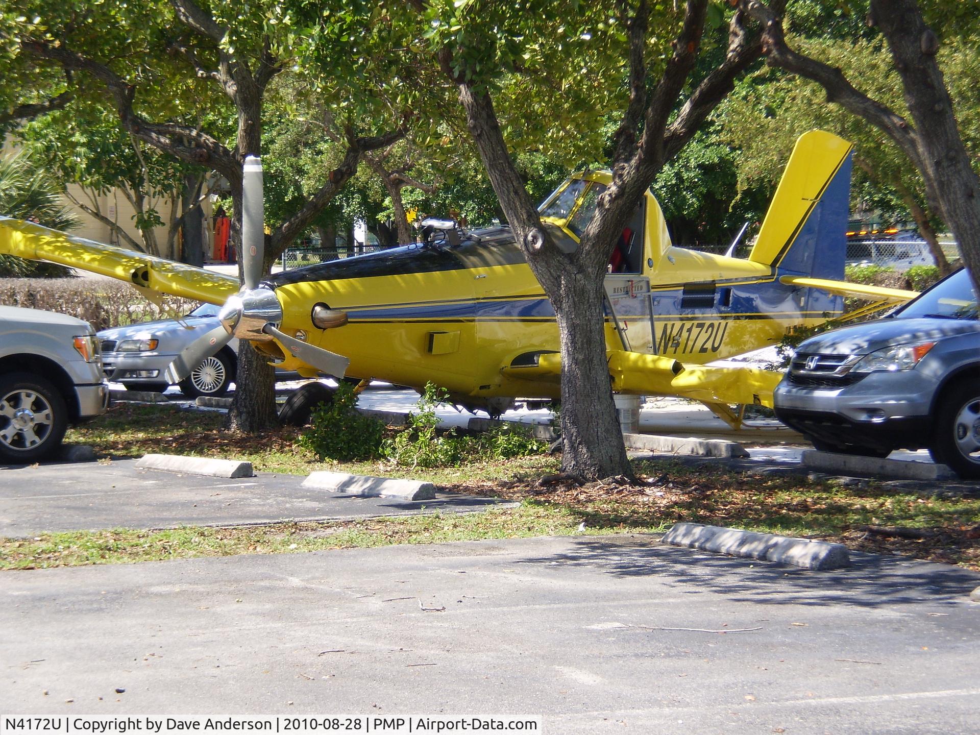 N4172U, Air Tractor Inc AT-402B C/N 402B-1228, N4172U crashed on take off from Pompano Beach Air Park