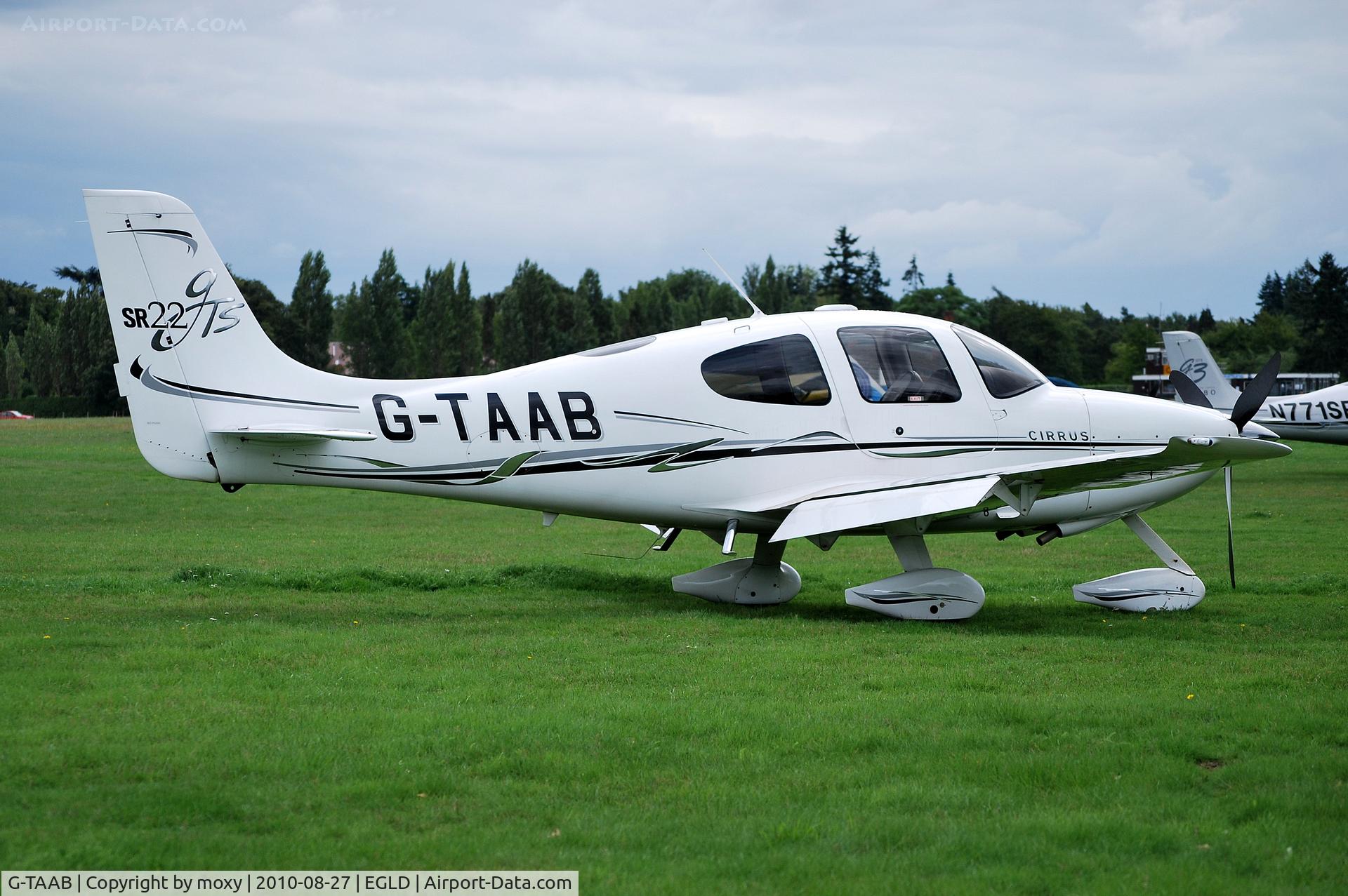 G-TAAB, 2006 Cirrus SR22 GTS C/N 1769, Cirrus SR22 at Denham. Ex N944CD
