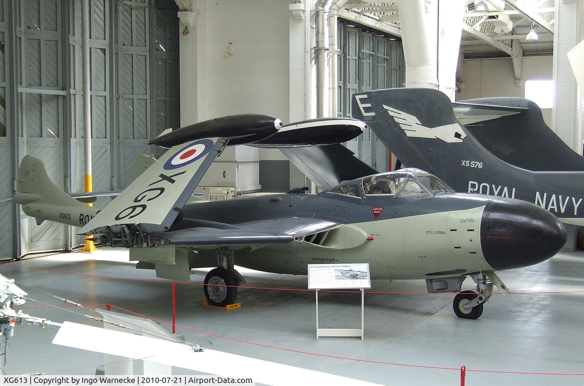 XG613, De Havilland DH-112 Sea Venom FAW.21 C/N 12904, De Havilland D.H.112 Sea Venom FAW21 at the Imperial War Museum, Duxford