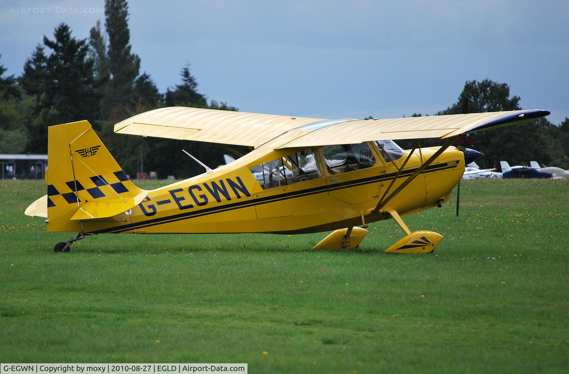 G-EGWN, 2007 Champion 7ECA Aurora Citabria C/N 1399-2007, Aeronca Champion 7ECA Citabria Aurora visiting Denham from RAF Halton.