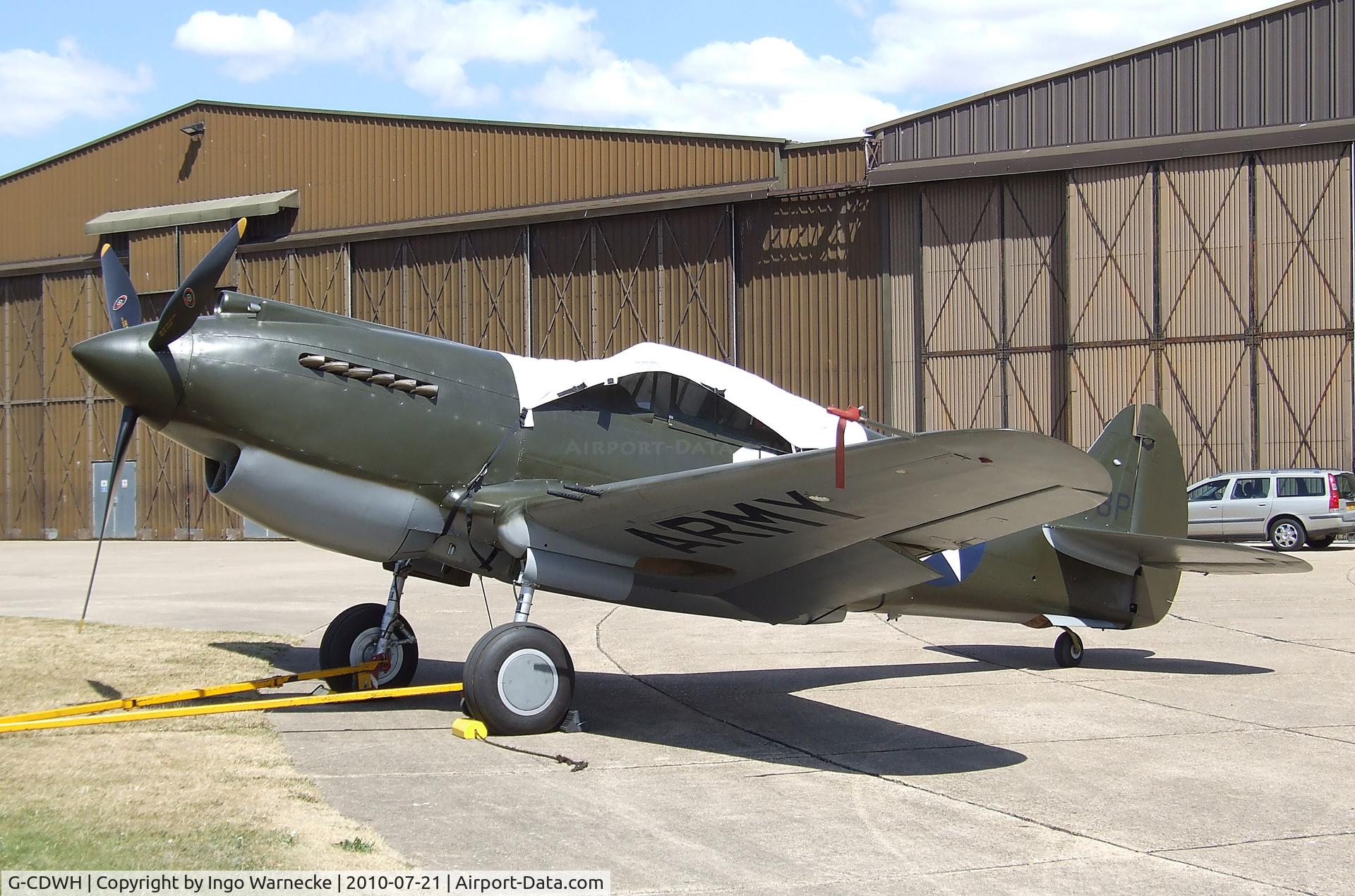 G-CDWH, 1941 Curtiss P-40B Warhawk C/N 16073, Curtiss P-40B Warhawk at the Imperial War Museum, Duxford