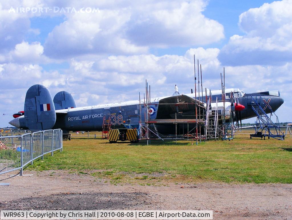 WR963, 1954 Avro 696 Shackleton AEW.2 C/N Not found WR963, Avro Shackleton MR2 preserved by The 'Friends of WR963'