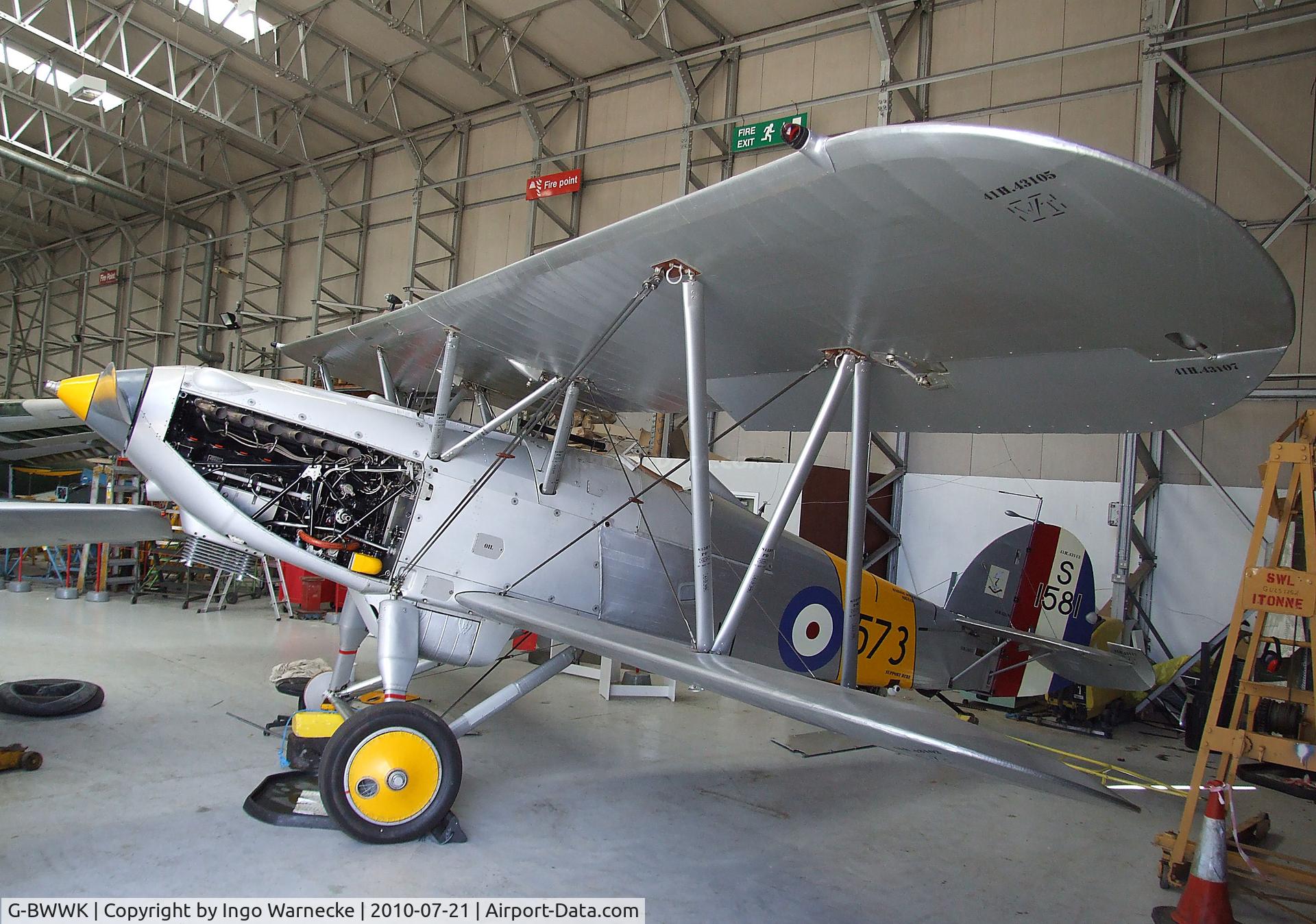 G-BWWK, 1932 Hawker Nimrod I C/N 41H-43617, Hawker Nimrod I at the Imperial War Museum, Duxford