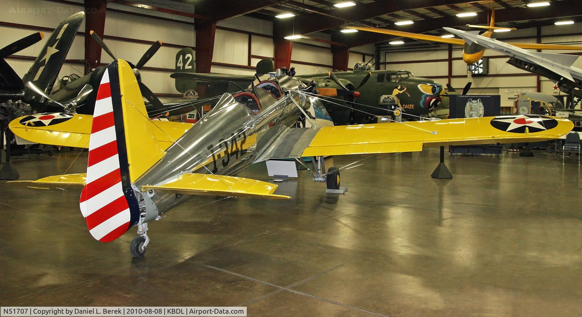 N51707, 1942 Ryan Aeronautical ST3KR C/N 1788, NEAM have just completed an exceptional restoration of this old trainer.