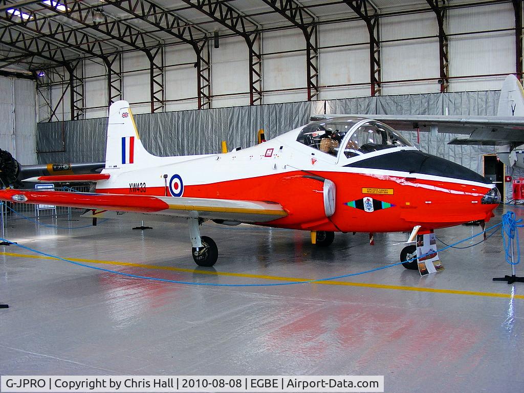G-JPRO, 1972 BAC 84 Jet Provost T.5A C/N EEP/JP/1055, Air Atlantique Ltd, wearing its former RAF id XW433