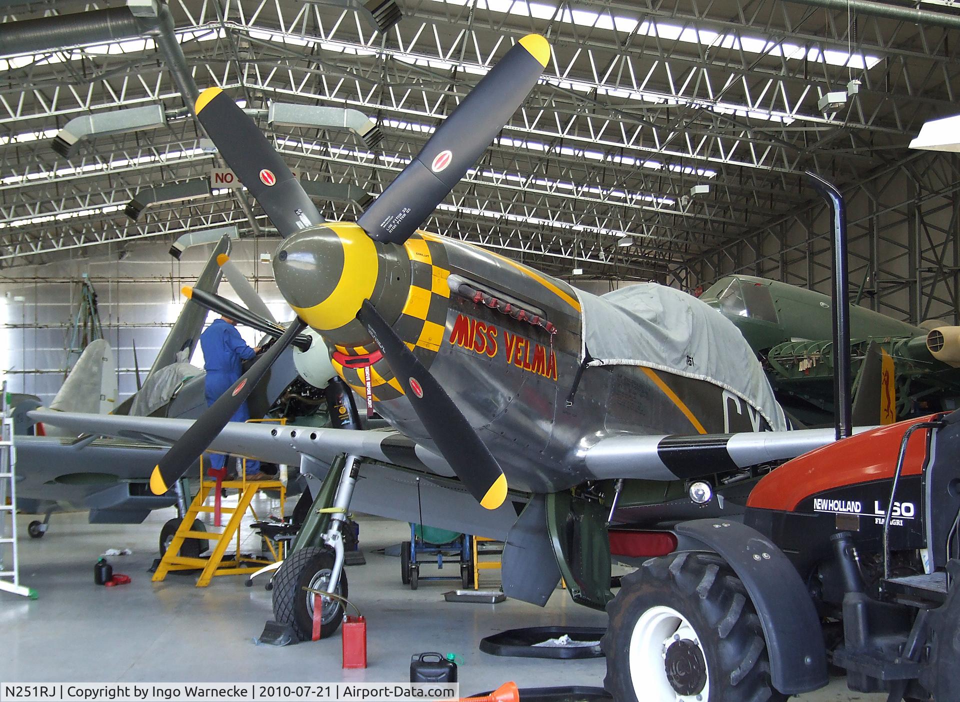 N251RJ, 1944 North American TF-51D Mustang C/N 124-44703, North American P-51D Mustang at the Imperial War Museum, Duxford