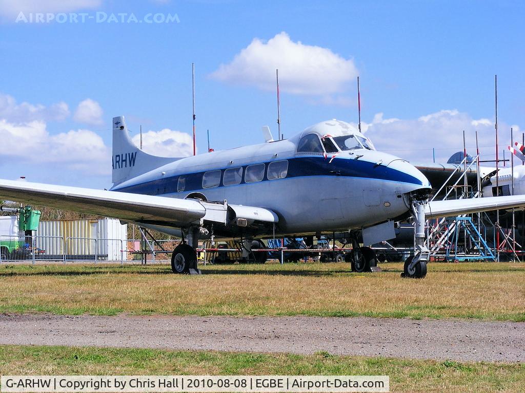 G-ARHW, 1961 De Havilland DH-104 Dove 8 C/N 04512, Aviation Heritage Ltd