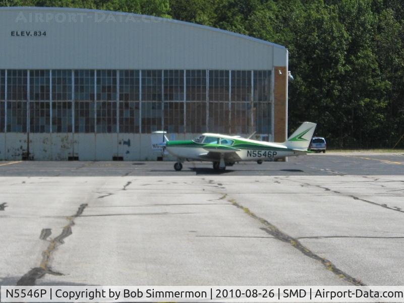 N5546P, 1958 Piper PA-24-250 Comanche C/N 24-610, On the ramp at Smith Field - Fort Wayne, IN.