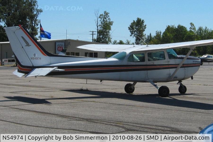 N54974, 1981 Cessna 172P C/N 17275096, Departing Smith Field - Fort Wayne, IN.
