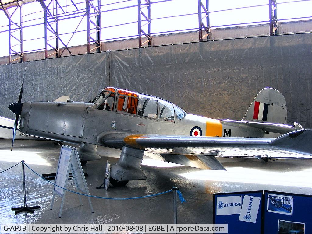 G-APJB, 1948 Percival P-40 Prentice T1 C/N PAC-086, Air Atlantique Ltd, displaying its former RAF ID VR259