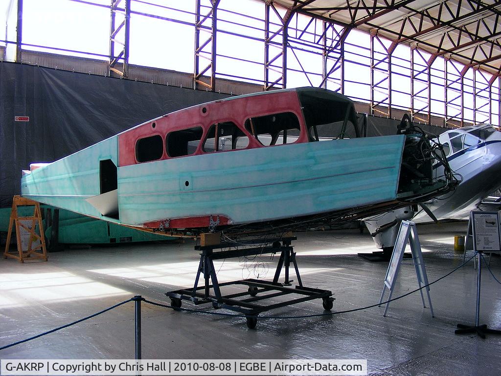 G-AKRP, 1945 De Havilland DH-89A Dominie II/Dragon Rapide C/N 6940, under restoration at Coventry Airbase