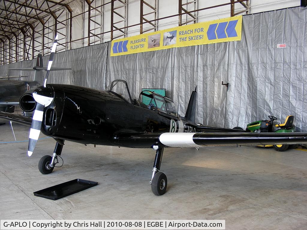 G-APLO, 1950 De Havilland DHC-1 Chipmunk T.10 C/N C1/0144, Lindholme Aircraft Ltd
