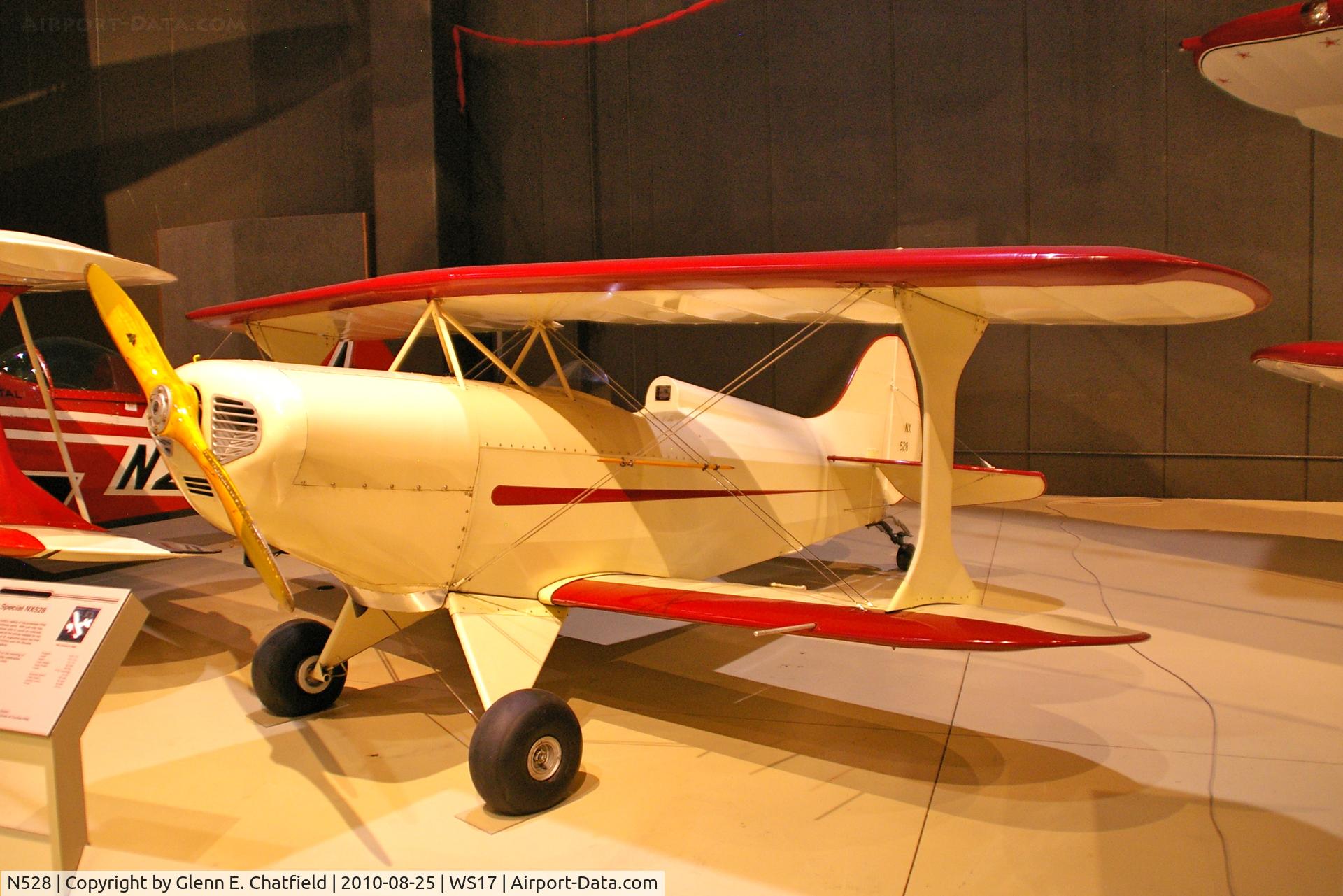 N528, 1990 Pitts S-1 Special C/N 001 (N528), At the EAA Museum