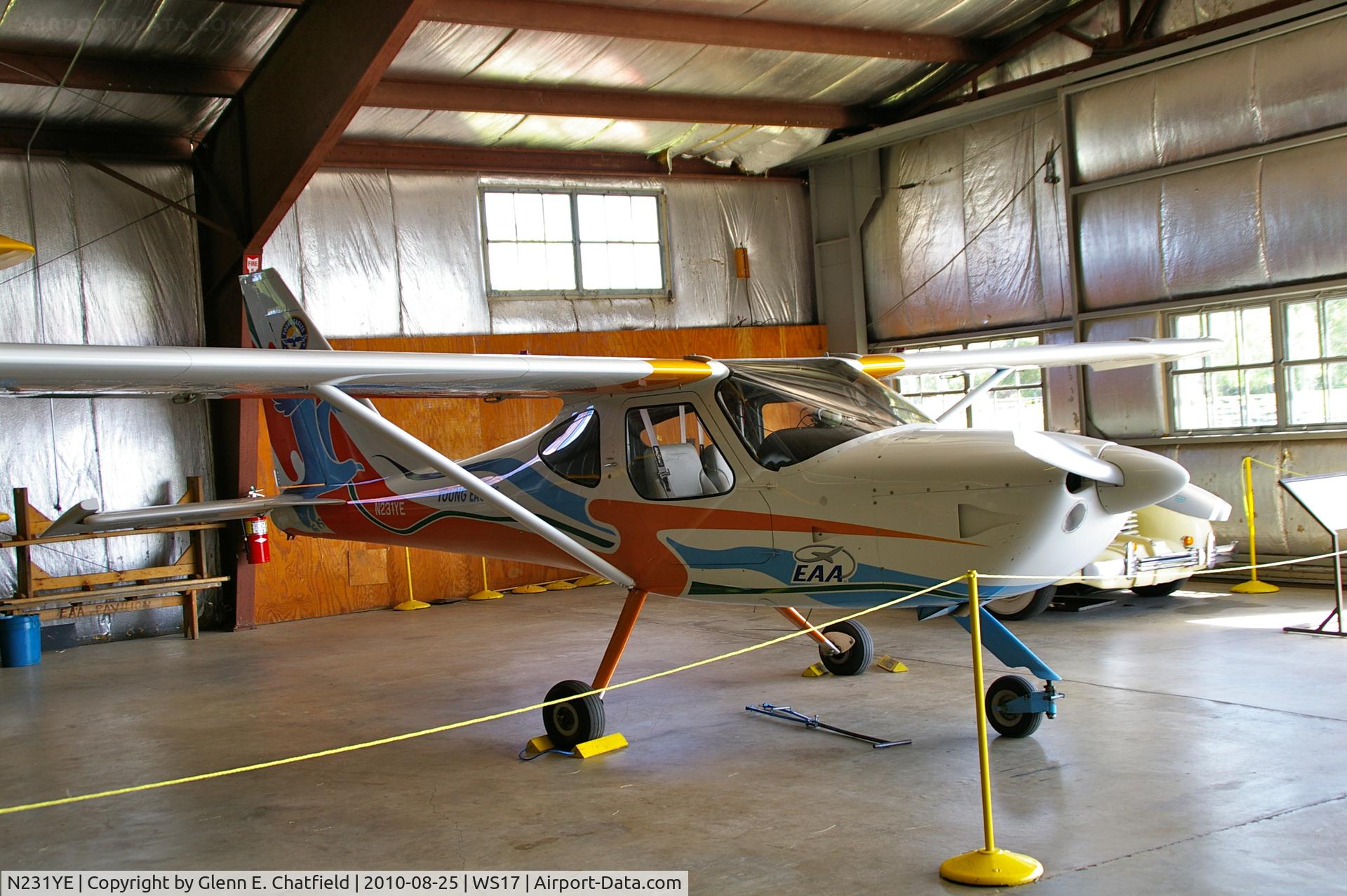 N231YE, 1996 Stoddard-Hamilton Glastar III C/N 5192, At the EAA Museum, Pioneer Field