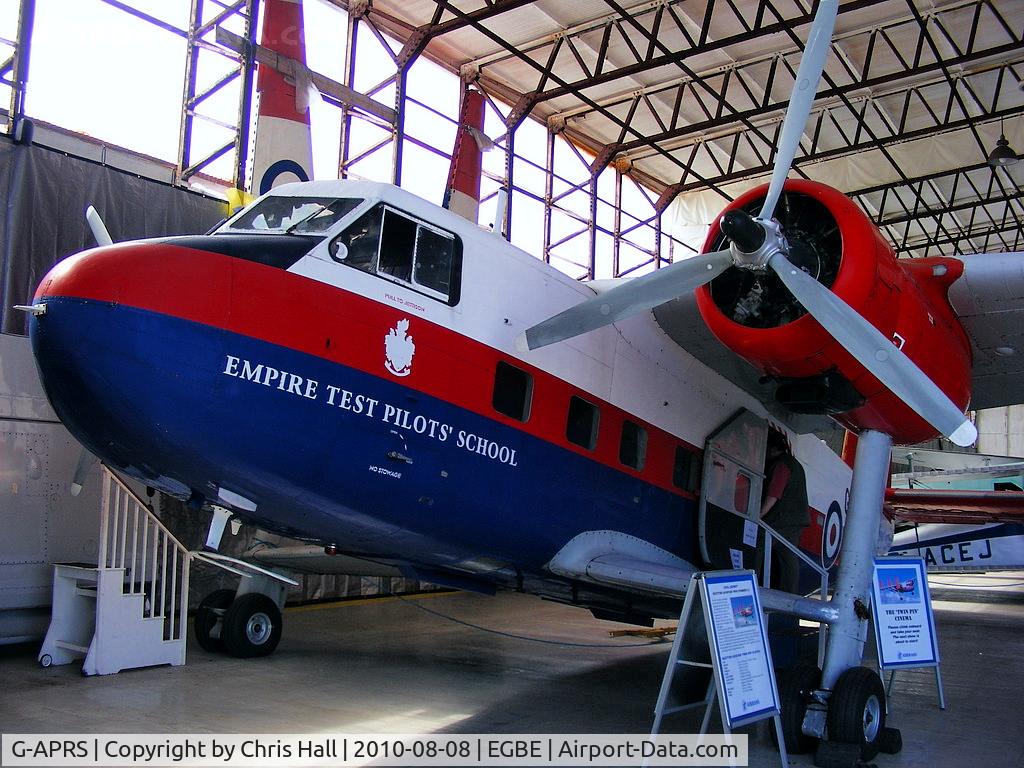 G-APRS, 1959 Scottish Aviation Twin Pioneer CC.2 C/N 561, Aviation Heritage Ltd Twin Pioneer