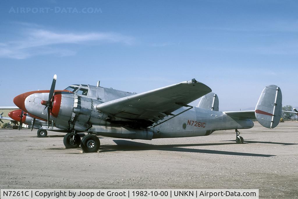 N7261C, 1943 Lockheed PV-2 Harpoon C/N 15-1083, waiting for a next sortie. From the G.Bouma collection. Location unknown.