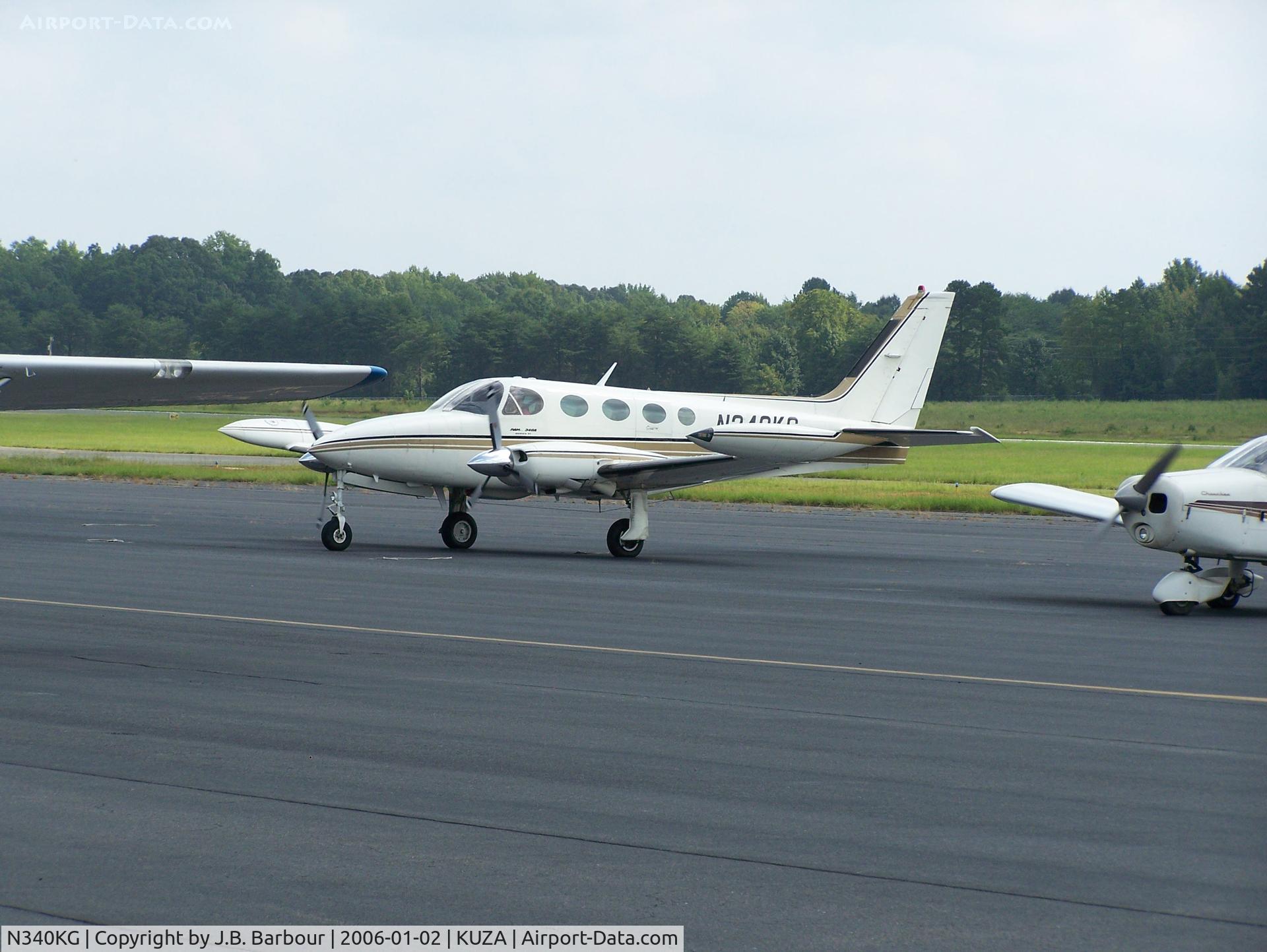 N340KG, 1982 Cessna 340A C/N 340A1505, N/A