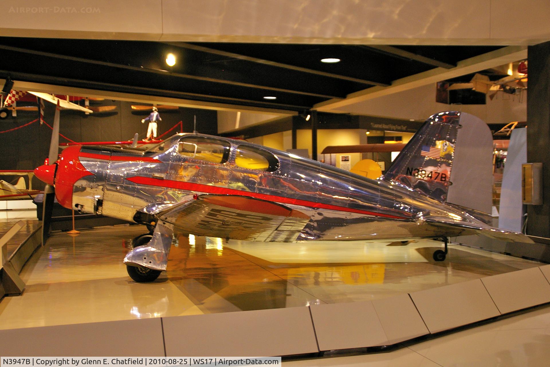 N3947B, 1940 Harlow PJC-2 C/N 6, At the EAA Museum