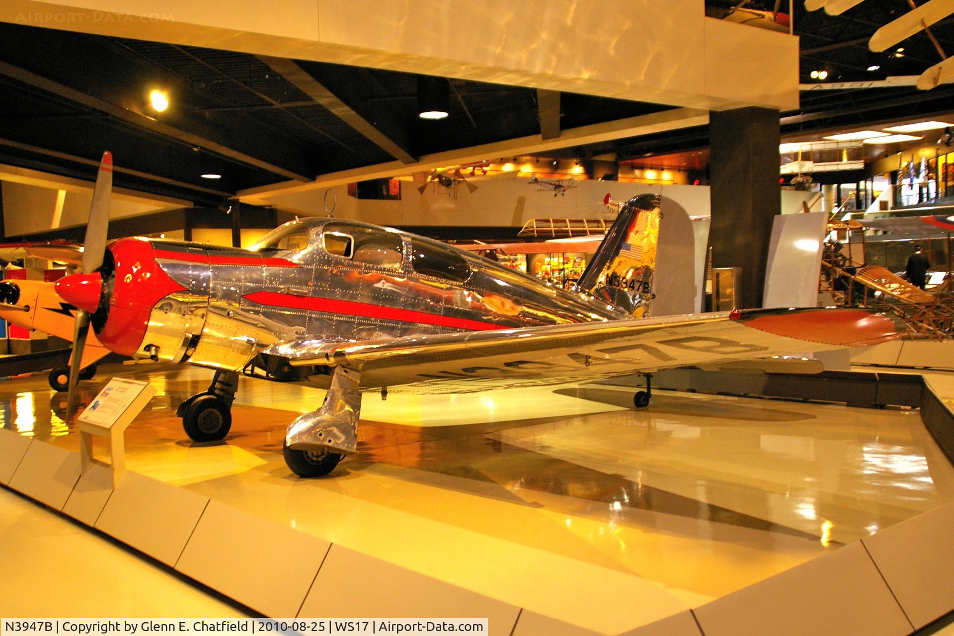 N3947B, 1940 Harlow PJC-2 C/N 6, At the EAA Museum