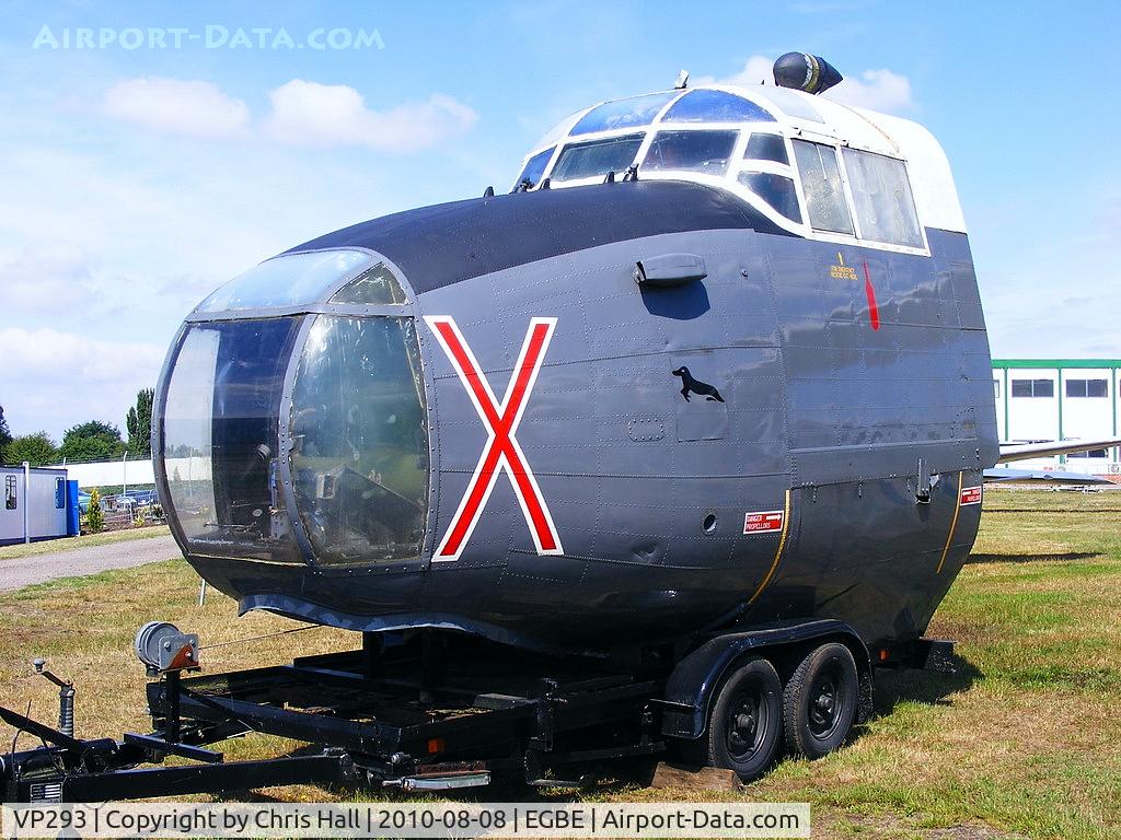 VP293, Avro 716 Shackleton T.4 C/N Not found VP293, previously on display at the Norwich Air Museum and Duxford, now at Coventry 'Airbase'