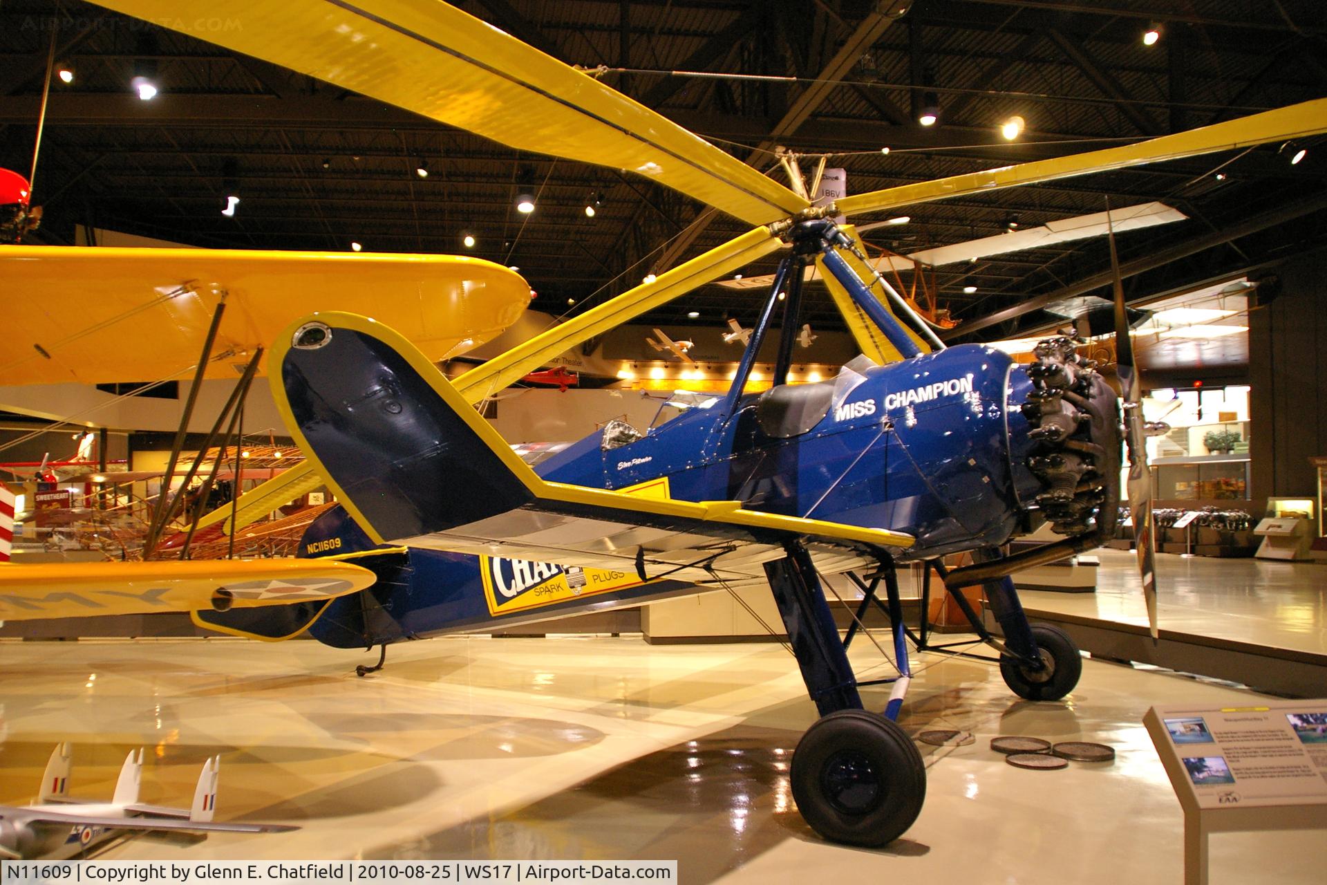 N11609, 1931 Pitcairn-Cierva PCA-2 C/N B-27, At the EAA Museum