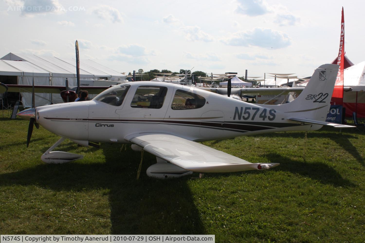 N574S, 2002 Cirrus SR22 C/N 0343, 2002 Cirrus Design Corp SR22, c/n: 0343