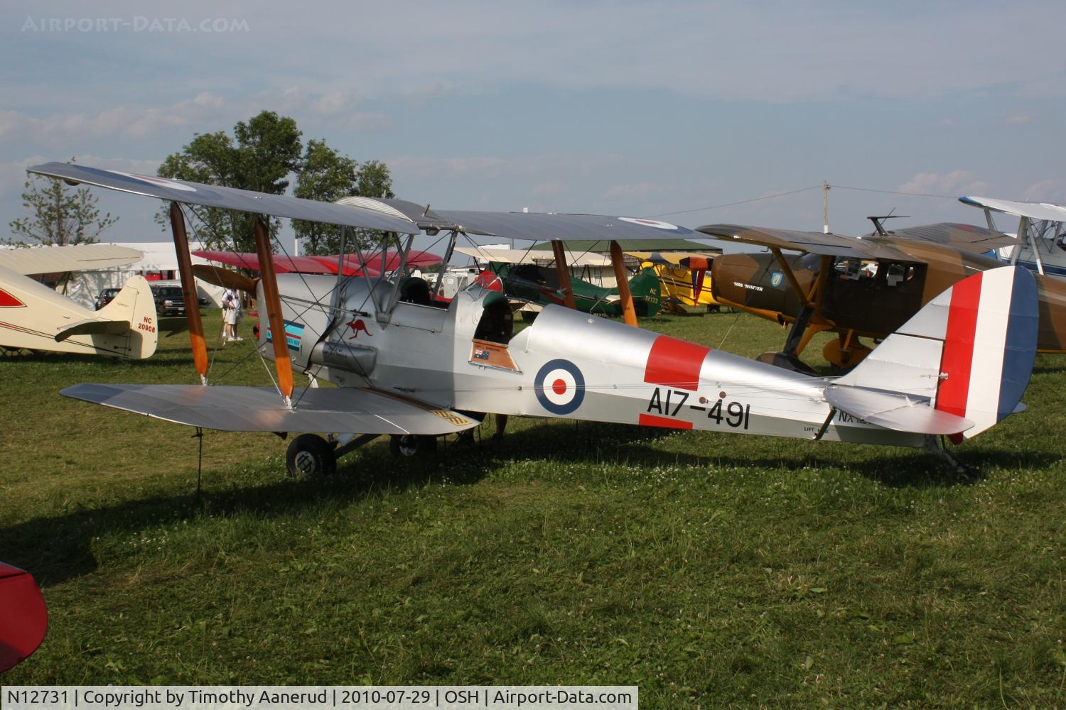 N12731, 1942 De Havilland Australia DH-82A Tiger Moth C/N DHA914, 1942 Dehavilland TIGER MOTH DH 82A, c/n: A17-491