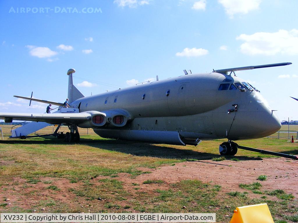 XV232, Hawker Siddeley Nimrod MR.2 C/N 8007, Nimrod MR.2 XV232 preserved at Coventry 'Airbase'