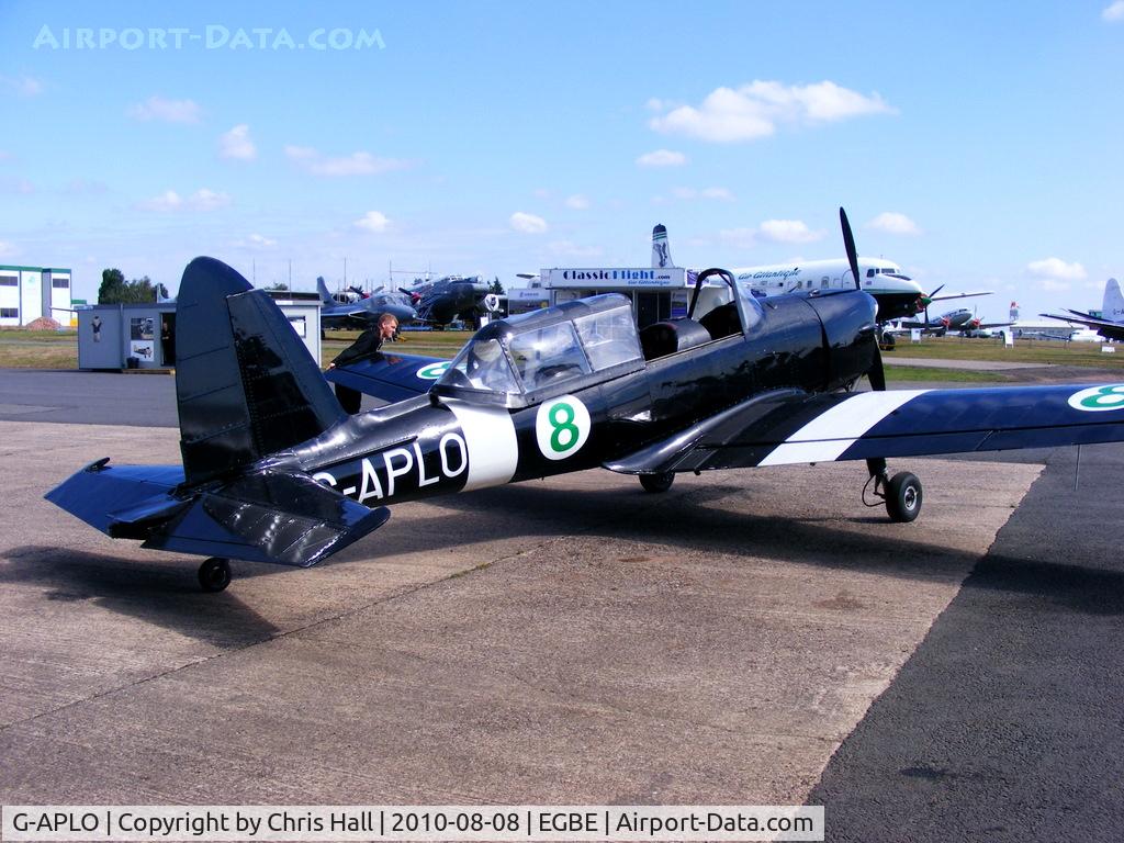 G-APLO, 1950 De Havilland DHC-1 Chipmunk T.10 C/N C1/0144, Lindholme Aircraft Ltd