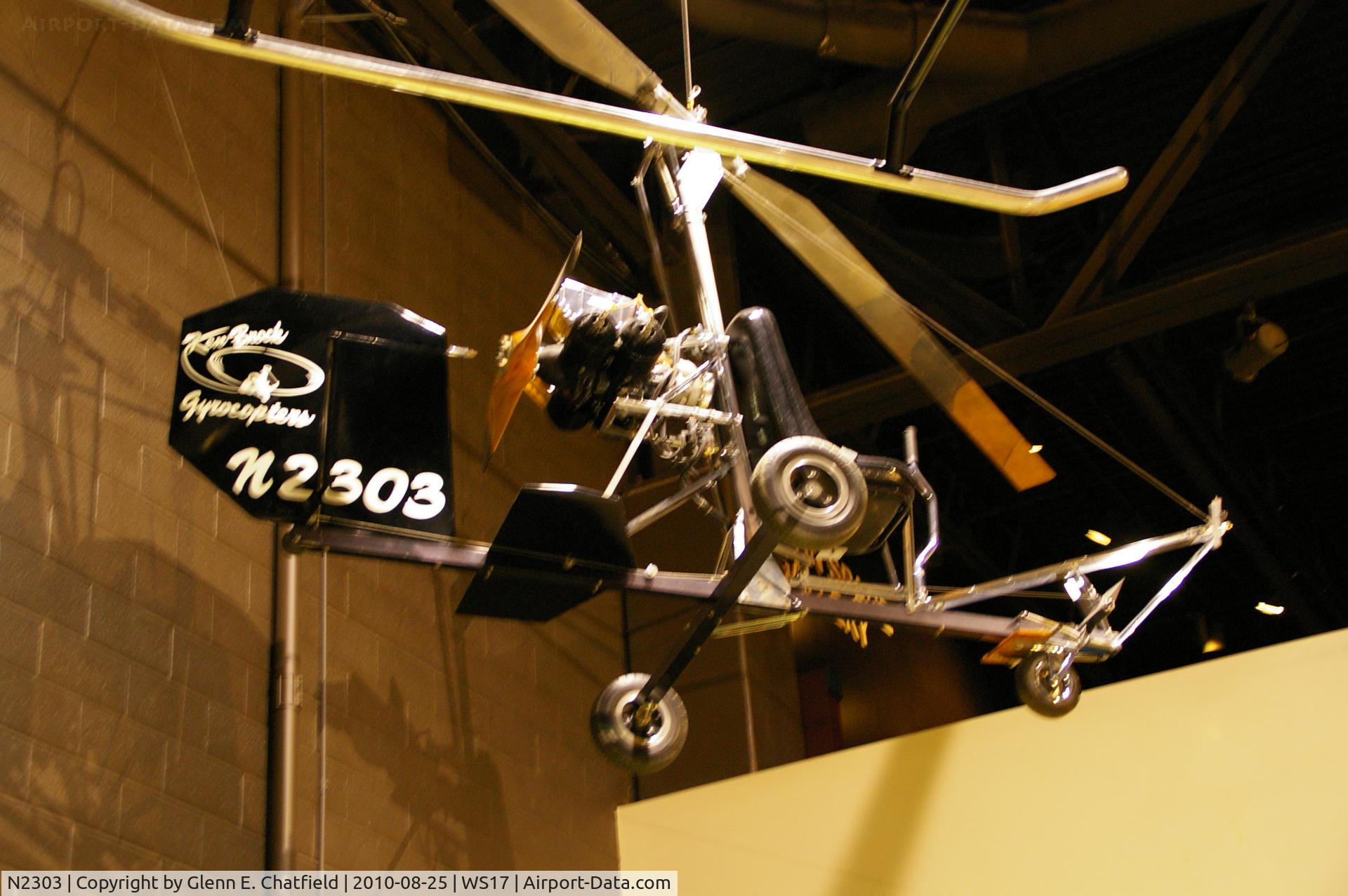 N2303, 1970 Bensen B-8M Gyrocopter C/N 1006, At the EAA Museum