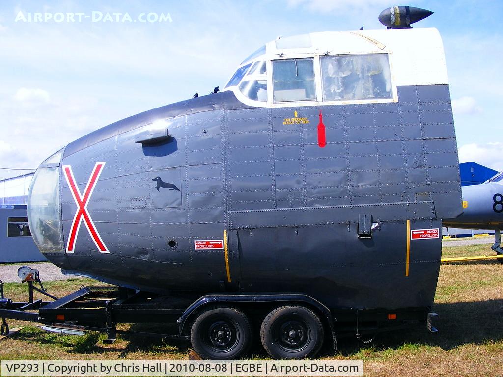 VP293, Avro 716 Shackleton T.4 C/N Not found VP293, on display at Coventry 'Airbase'